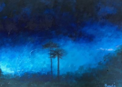 Araucarias 5 | 2014 | Oleo sobre tela | 30x40cm